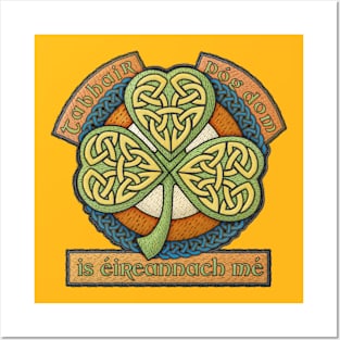 Kiss Me, I’m Irish Patch Design Posters and Art